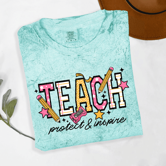 RTS Teach, Protect & Inspire Adult DTF Transfer