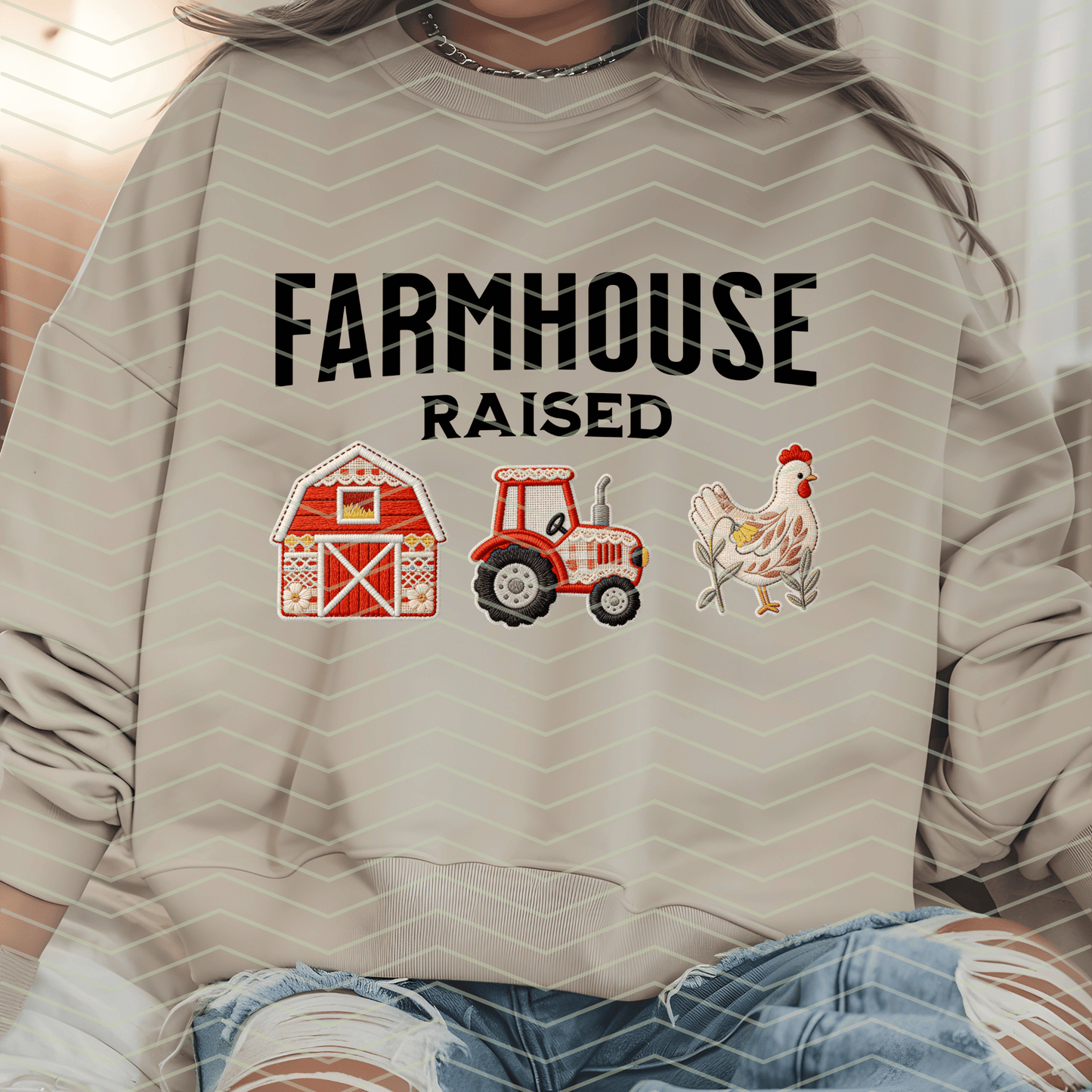 Farmhouse Raised DTF Transfer