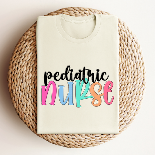 Pediatric Nurse - Colored Names/Occupations DTF Transfer