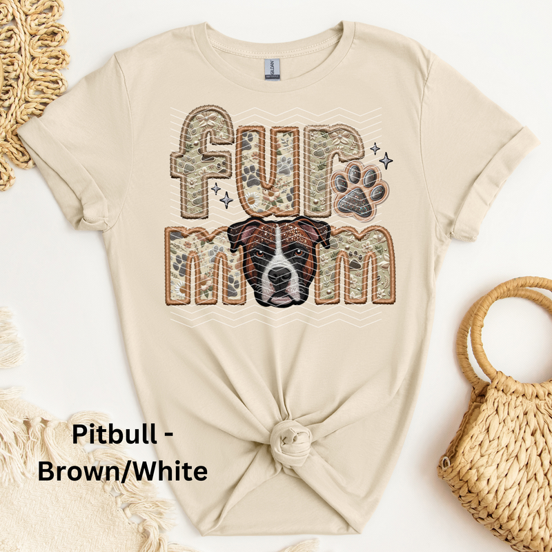 Pitbull - Brown/White DTF Transfer