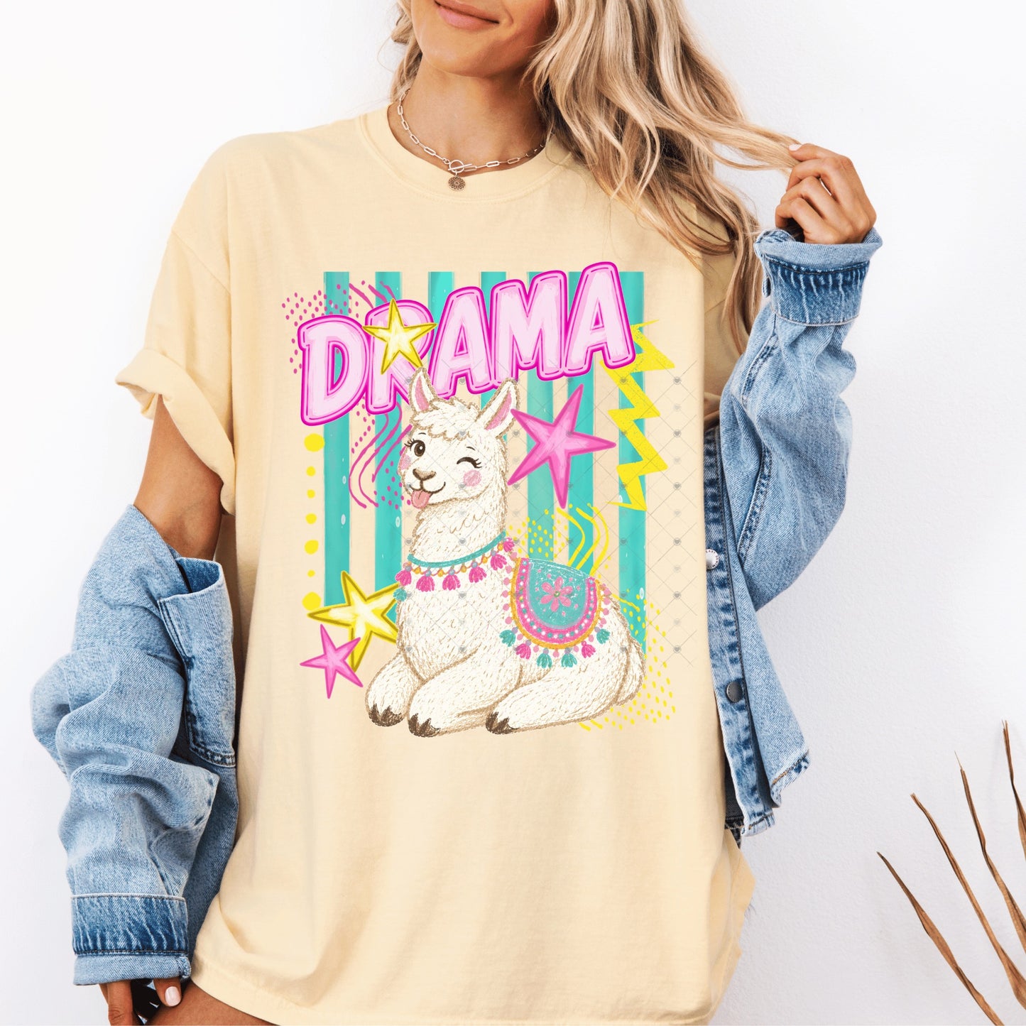 Drama Llama DTF Transfer