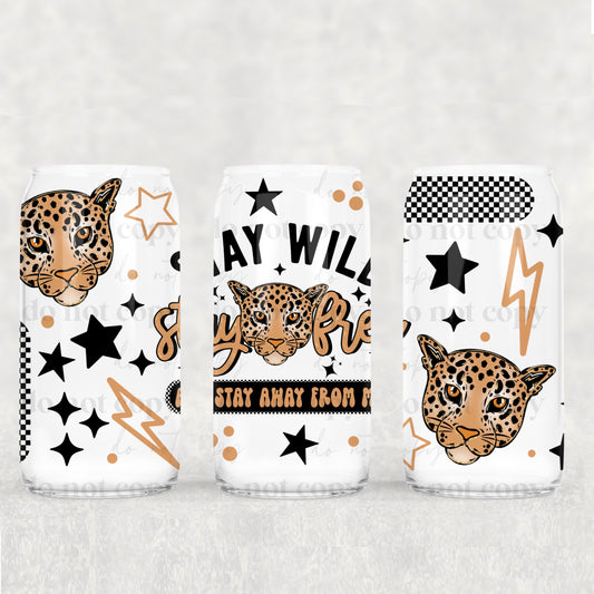 Stay Wild UV DTF 16oz Cup Wrap CSC_8_25