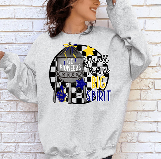 Mooresville Pioneers Small Town Big Spirit DTF Transfer
