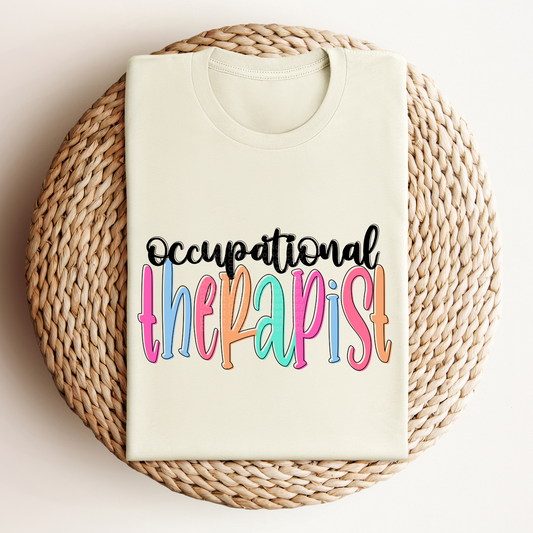 Occupational Therapist - Colored Names/Occupations DTF Transfer