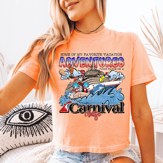 Adventures on Carnival Cruise DTF Transfer
