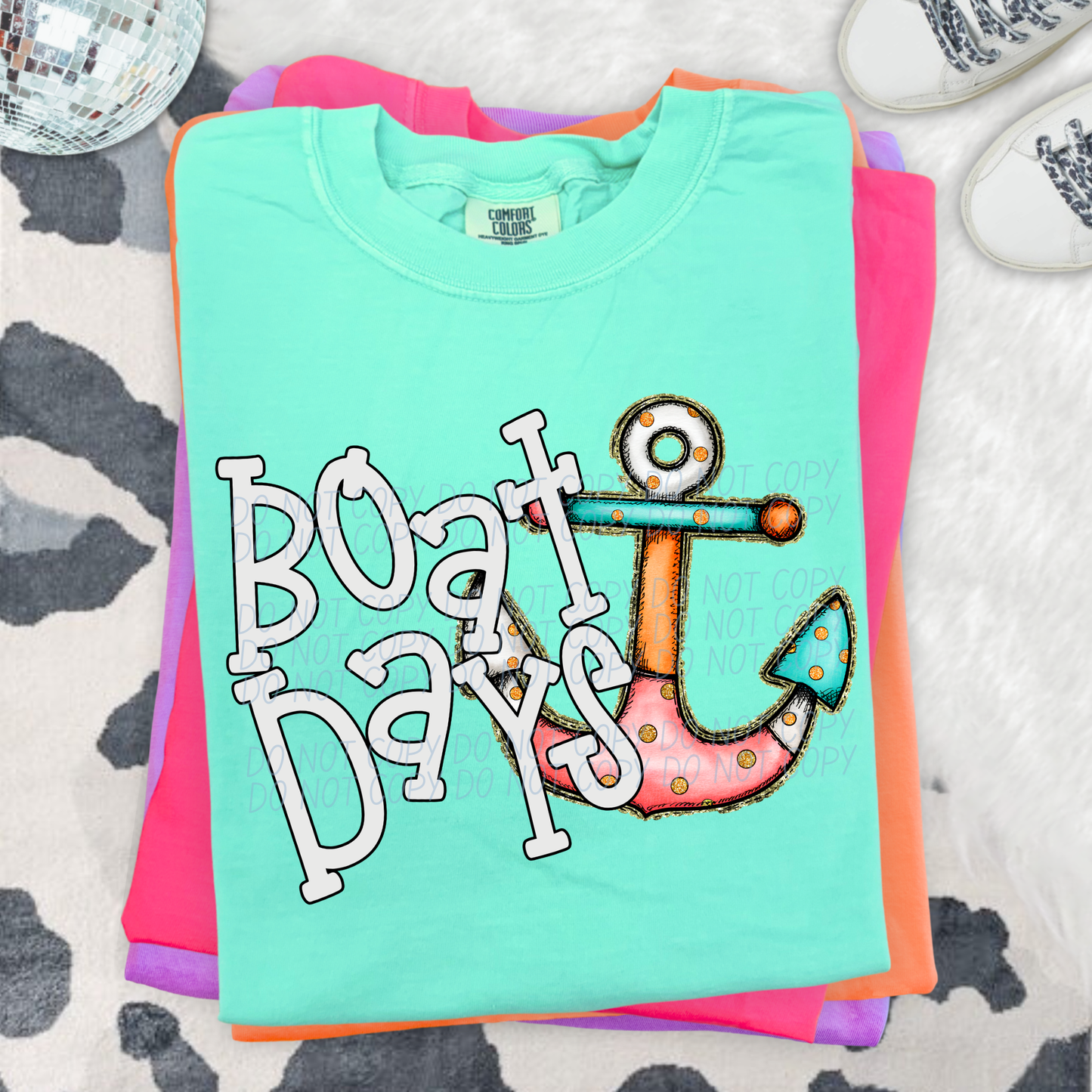 Boat Days- Anchor DTF Transfer