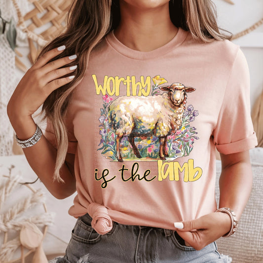Worthy Is The Lamb DTF Transfer