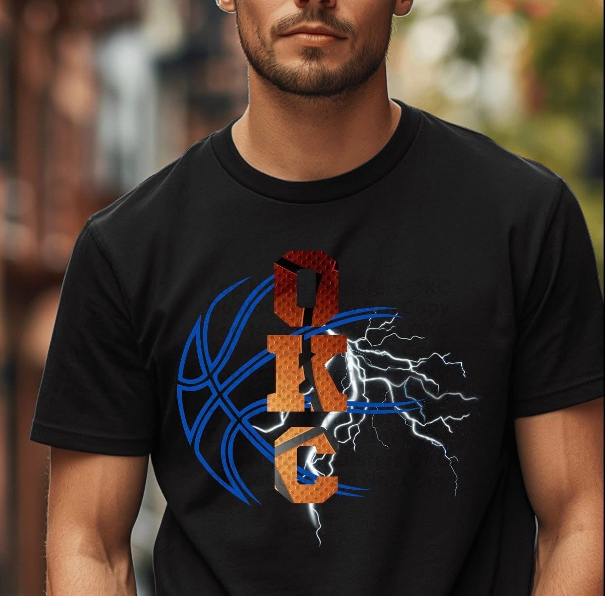 RTS 11in OKC Basketball DTF Transfer
