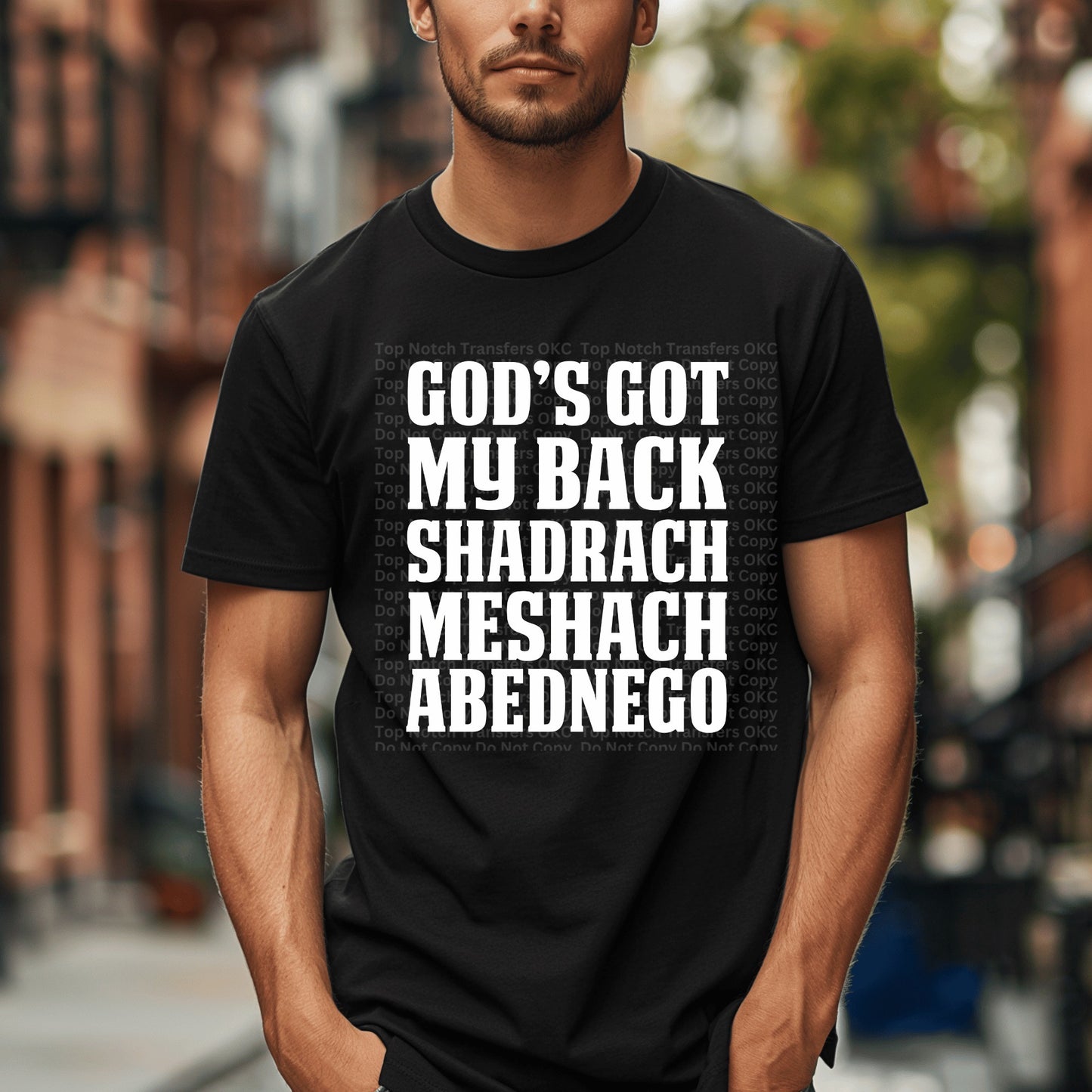 God’s Got My Back DTF Transfer