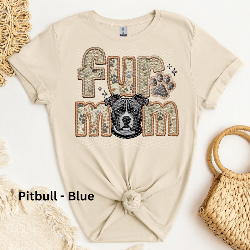 Pitbull - Blue DTF Transfer
