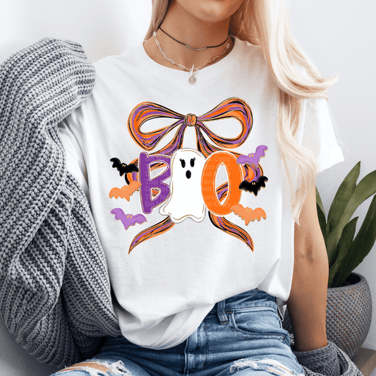 RTS Boo Bow Adult DTF Transfer