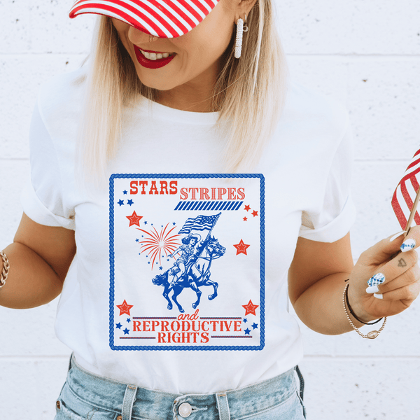 Stars, Stripes & Reproductive Rights 2 DTF Transfer