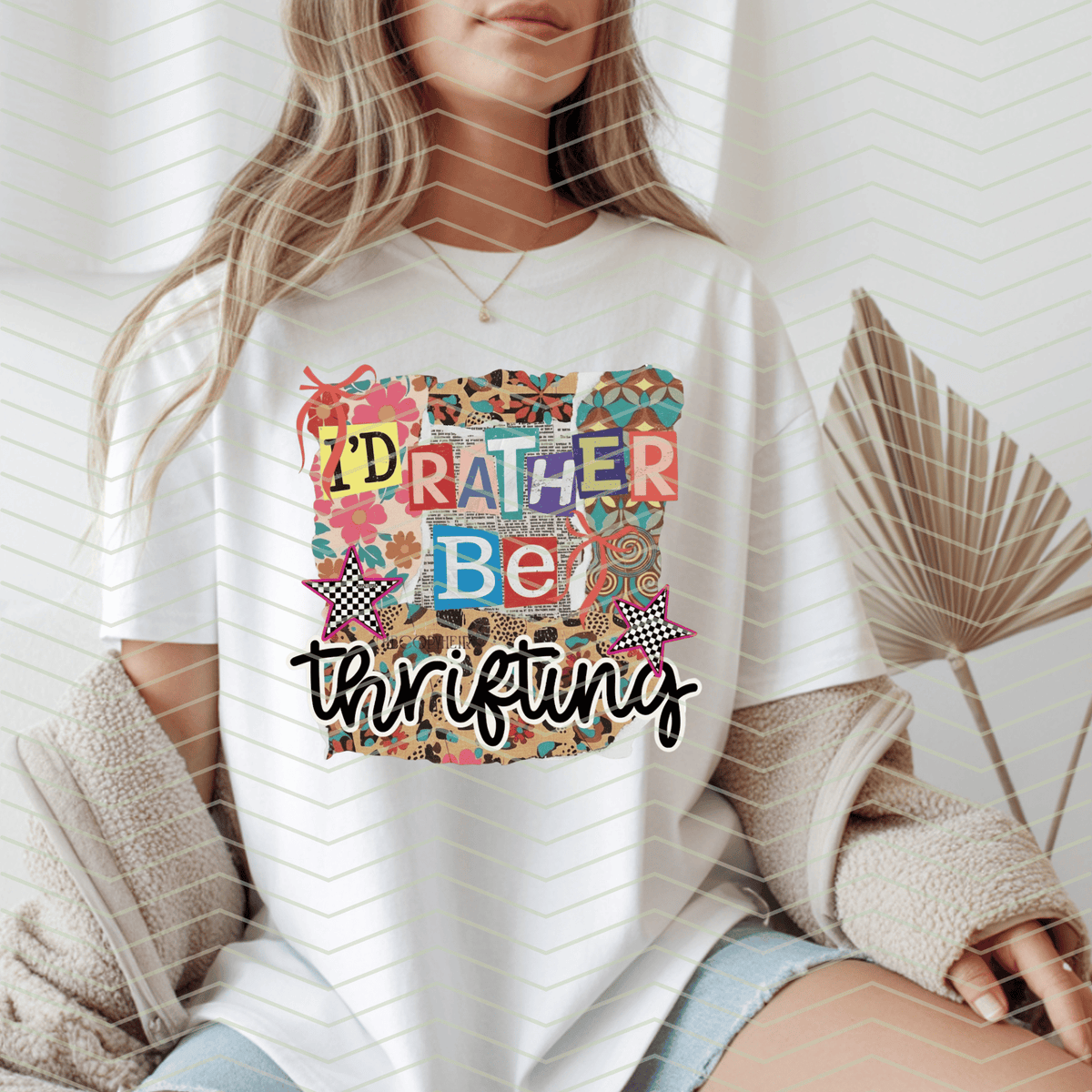 I’d Rather Be Thrifting DTF Transfer