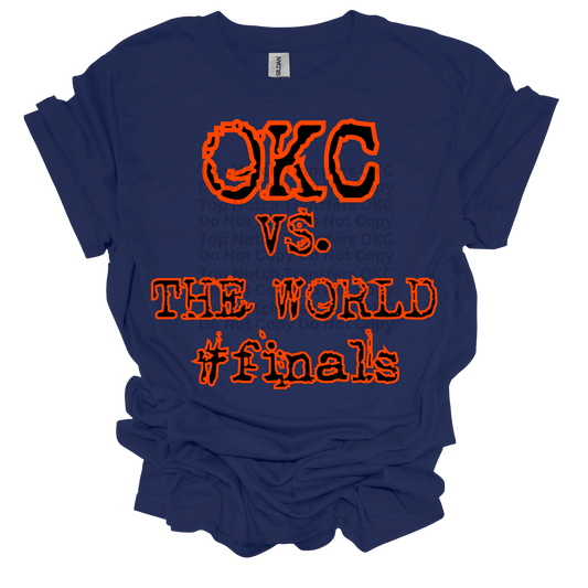 OKC Vs. The World 2 Orange DTF Transfer