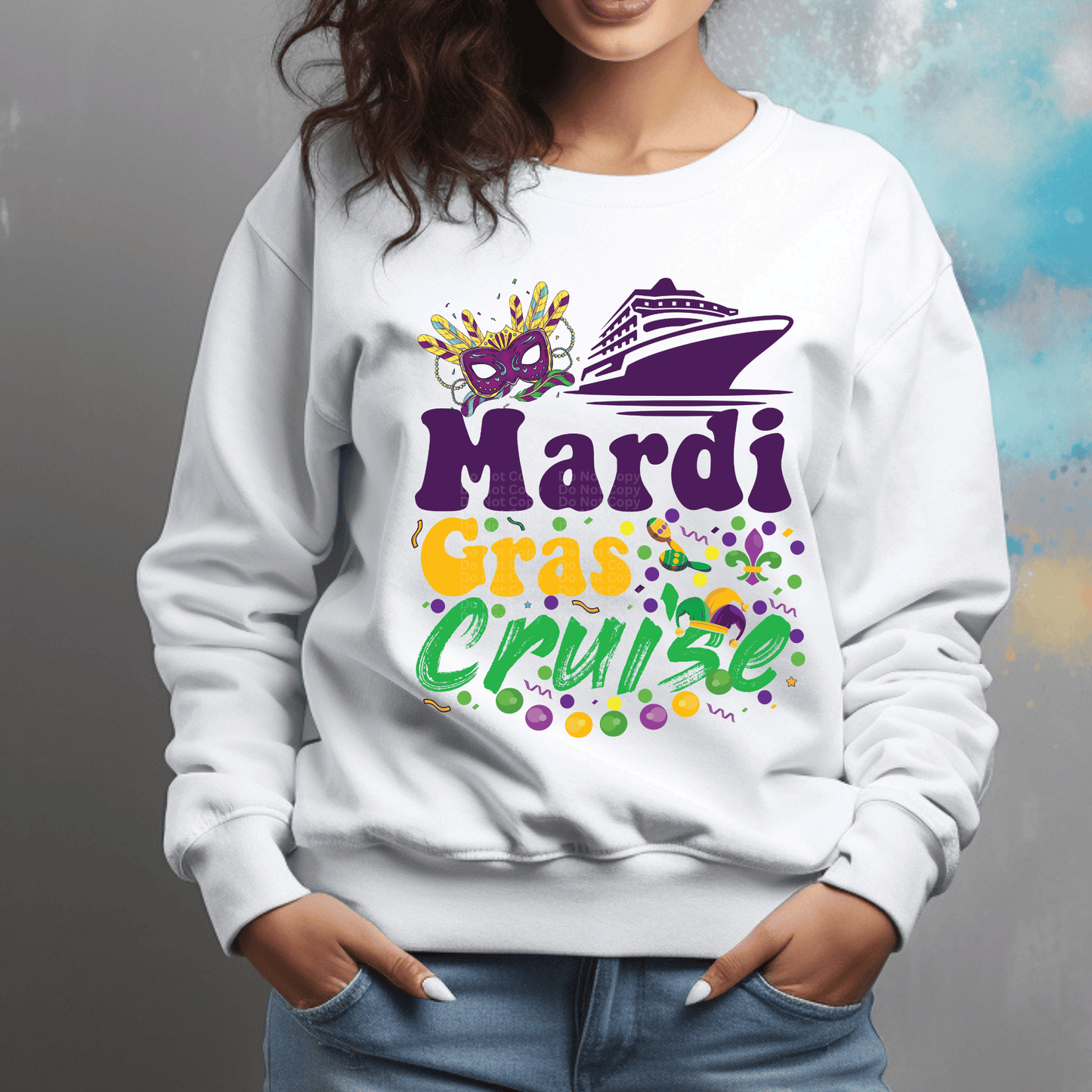 Mardi Gras Cruise DTF Transfer