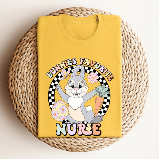 Bunnies Favorite Nurse DTF Transfer