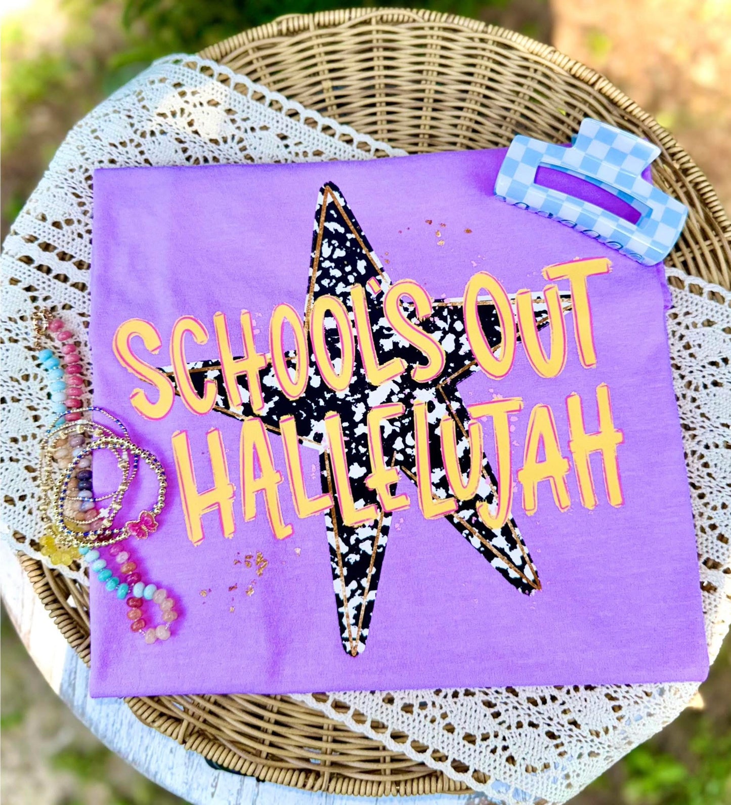 School’s Out Hallelujah DTF Transfer