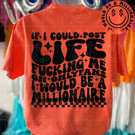 If I Could Post Life … DTF Transfer