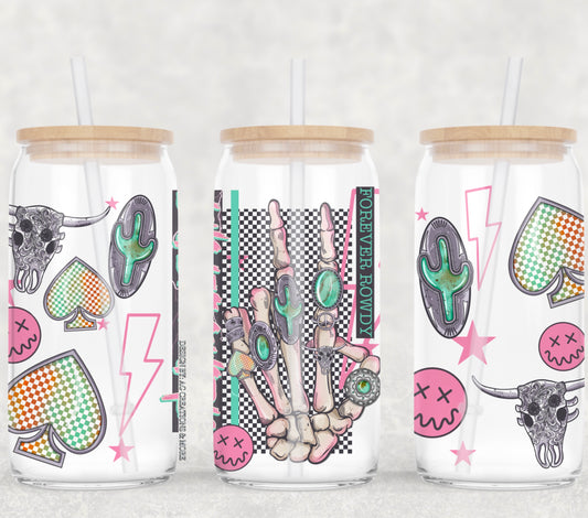 Long Live Cowgirls UV DTF 16oz Cup Wrap