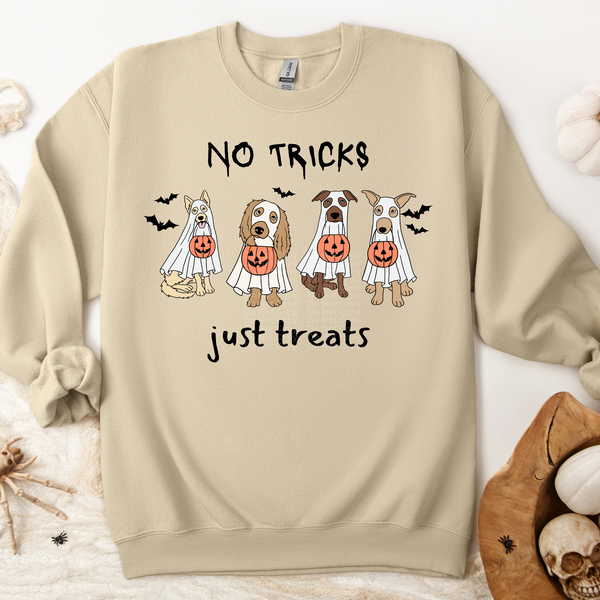 No Tricks Just Treats Dogs DTF Transfer