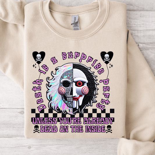 Death Is a Surprise Party DTF Transfer
