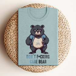 Don't F*cking Care Bear DTF Transfer