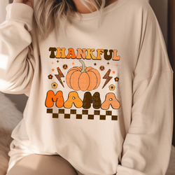Retro - Thankful Mama DTF Transfer