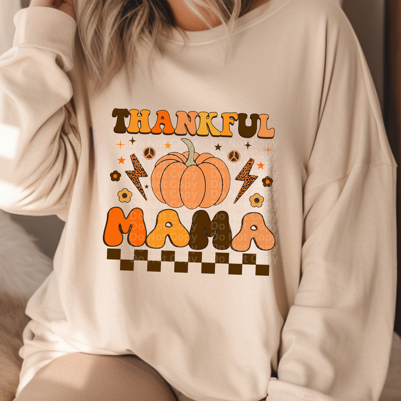 Retro - Thankful Mama DTF Transfer