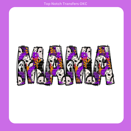MAMA Purple Halloween DTF Transfer