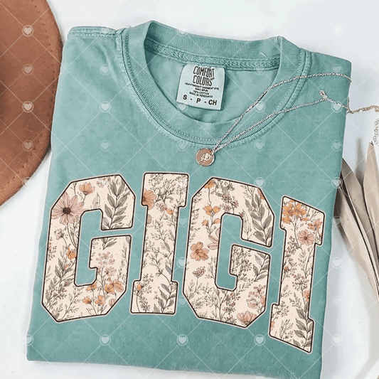 GIGI Boho Florals DTF Transfer