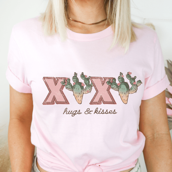 Hugs & Kisses Cactus DTF Transfer