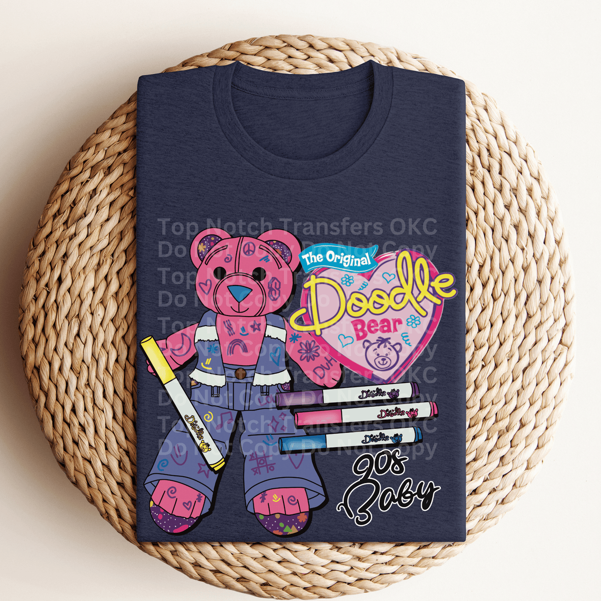 Doodle Bear DTF Transfer