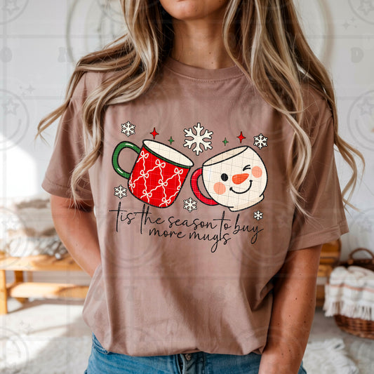Tie The Season To Buy More Mugs DTF Transfer
