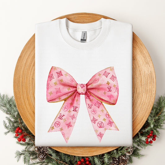 Pink Bow DTF Transfer