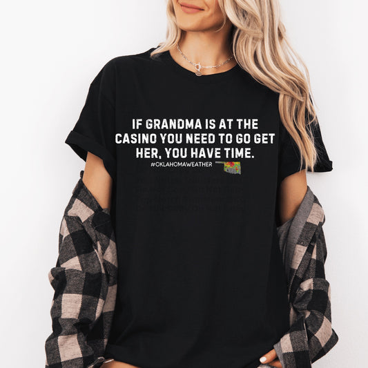 Grandma at the Casino- White DTF Transfer