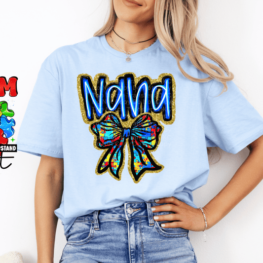 Autism Nana DTF Transfer