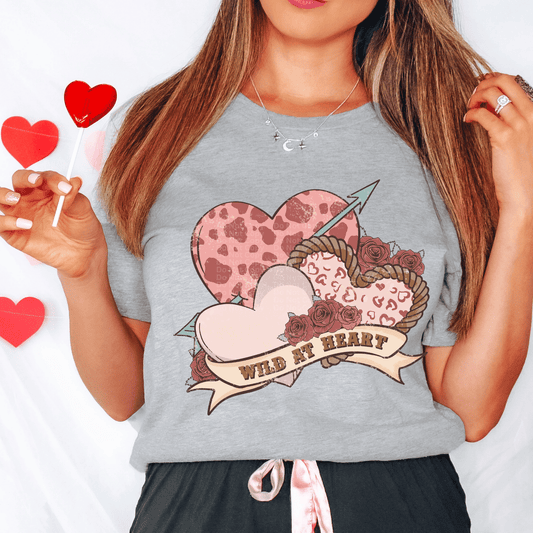 Wild at Heart DTF Transfer