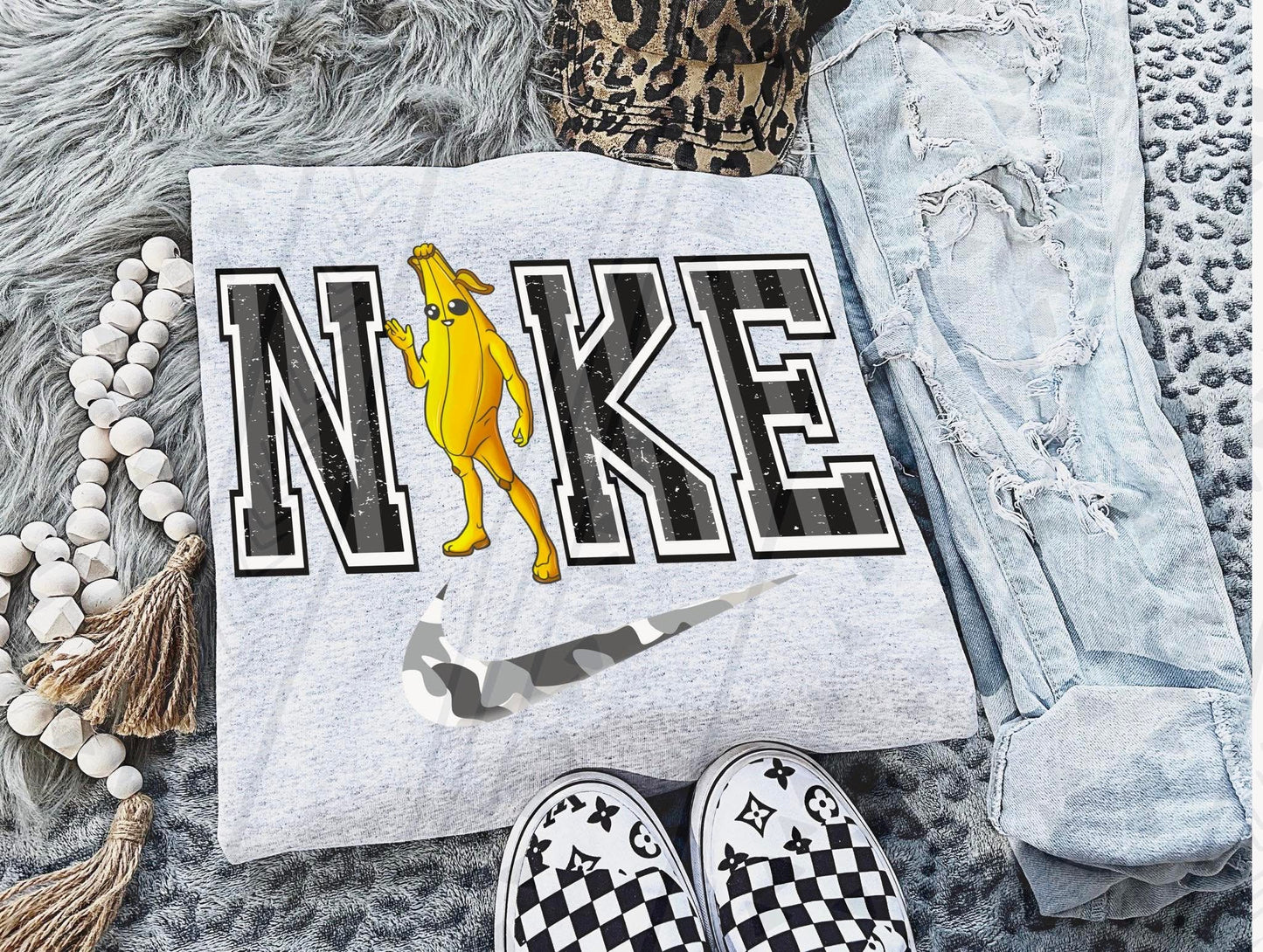 Banana Man Swoosh DTF Transfer