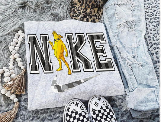 Banana Man Swoosh DTF Transfer