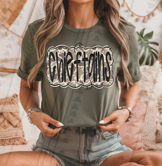 Chieftains Camo DTF Transfer