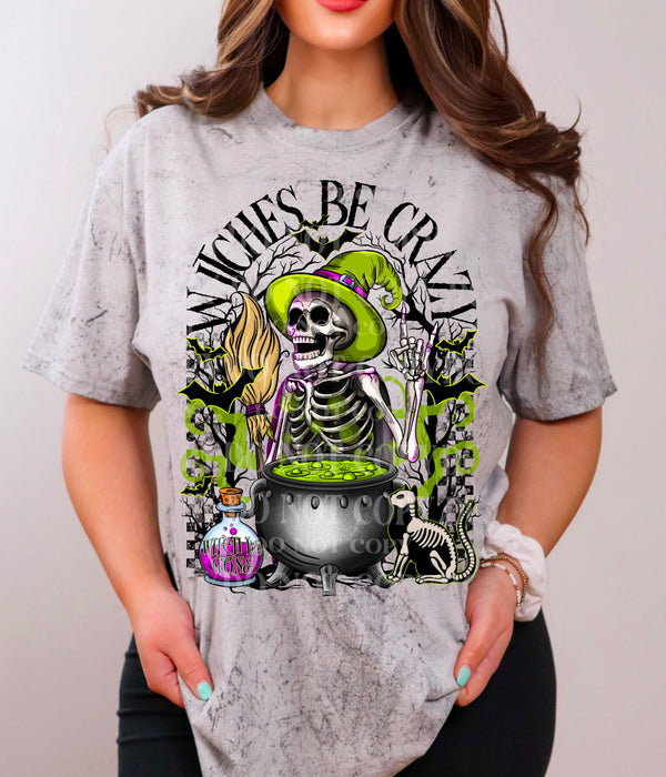 Witches be crazy *Optional long sleeve design* DTF Transfer