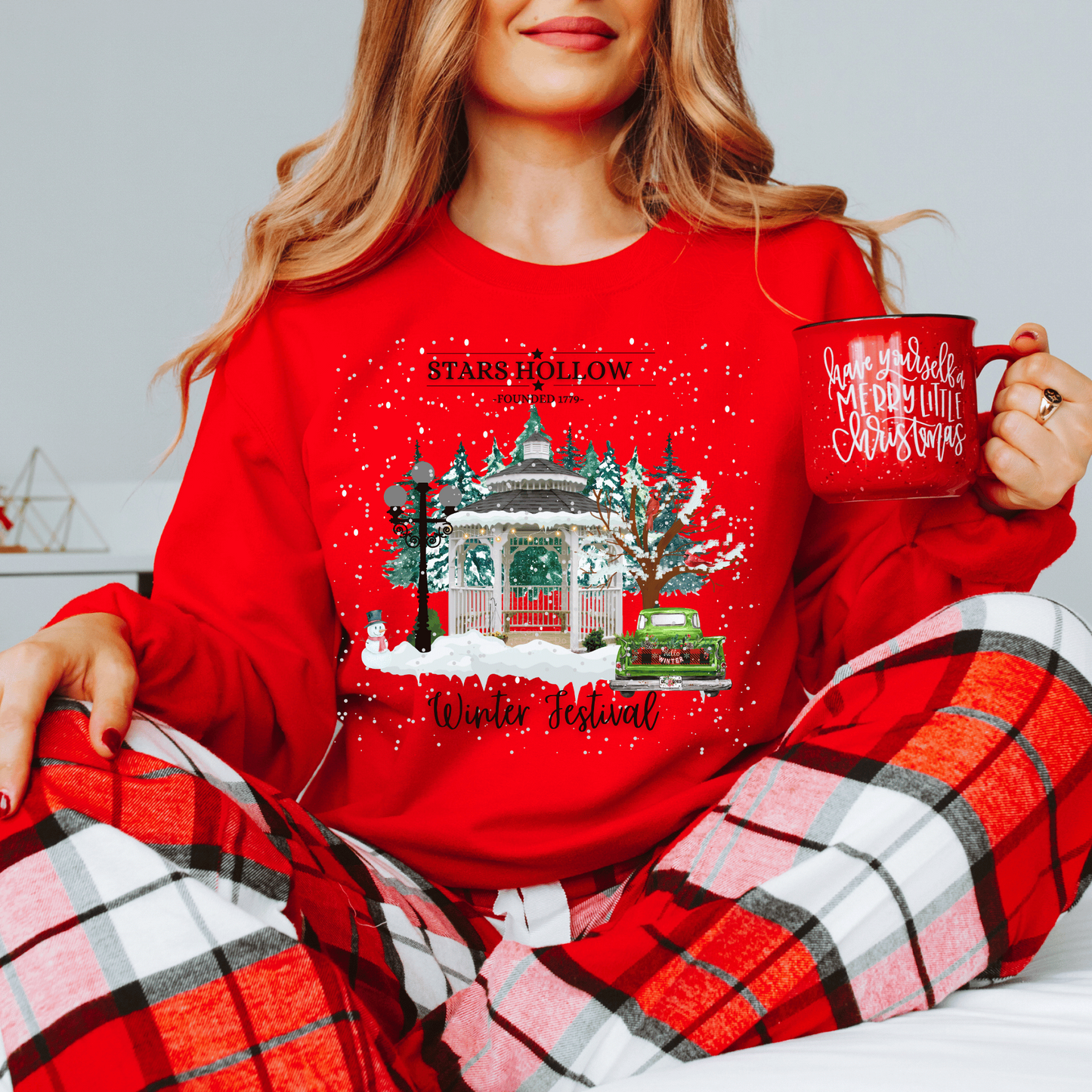 Stars Hallow Winter Festival Gazebo DTF Transfer