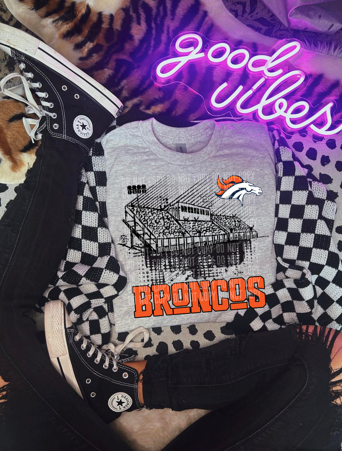 Broncos DTF Transfer