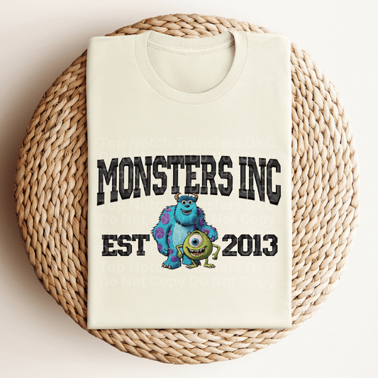 Monsters DTF Transfer