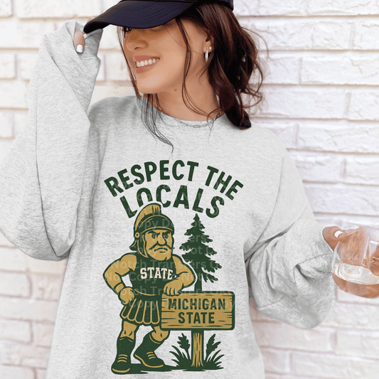 Respect The Locals-Michigan State DTF Transfer