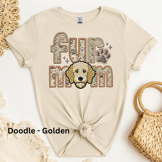 Doodle - Golden DTF Transfer