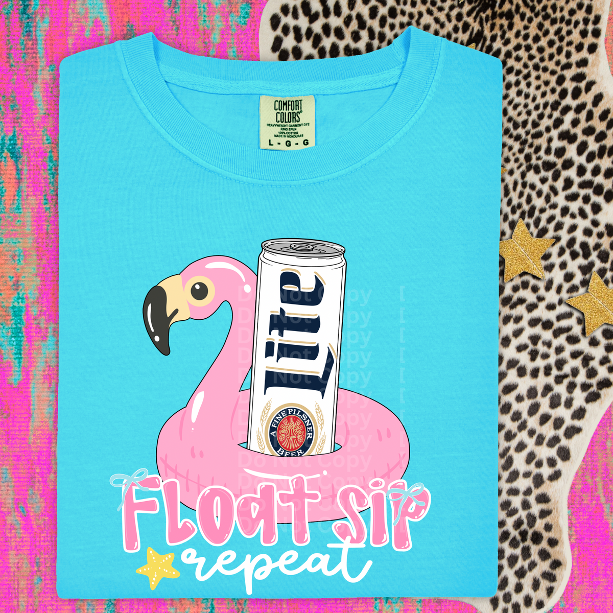 Float Sip Repeat DTF Transfer