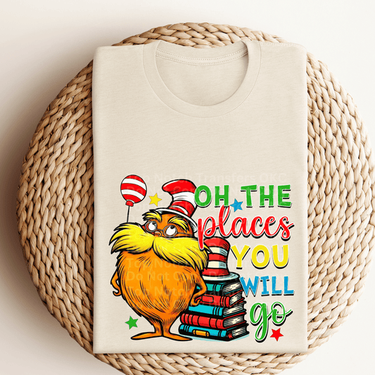 Oh the Places you will go DTF Transfer