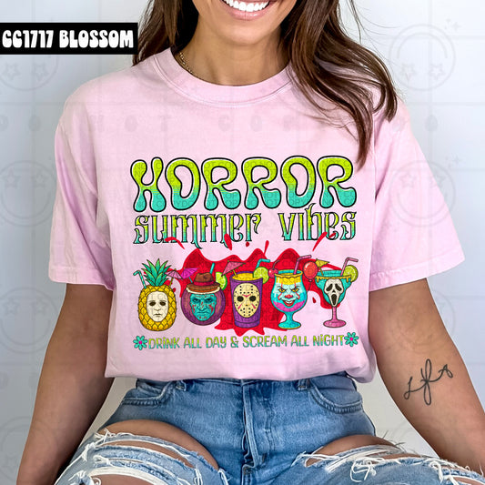 Horror Summer Vibes DTF Transfers