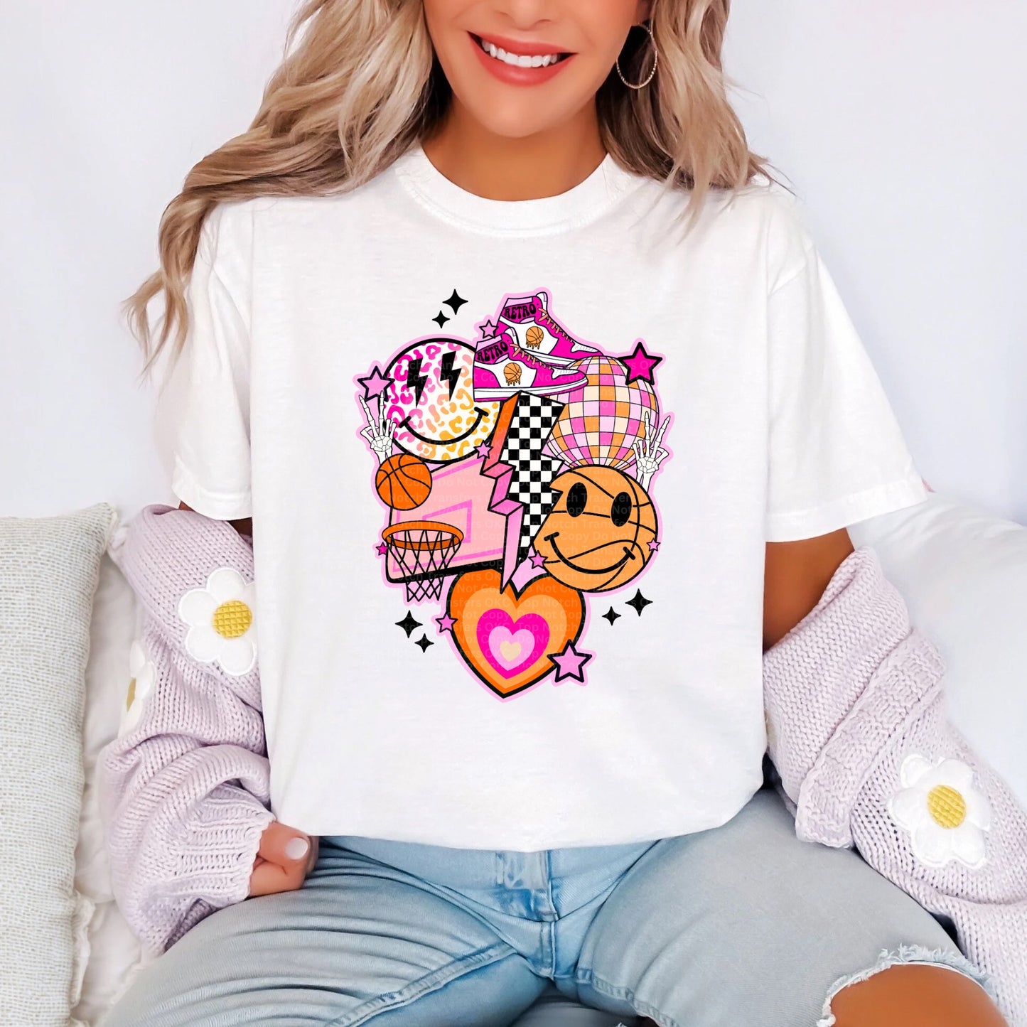 Basketball Collage DTF Transfer